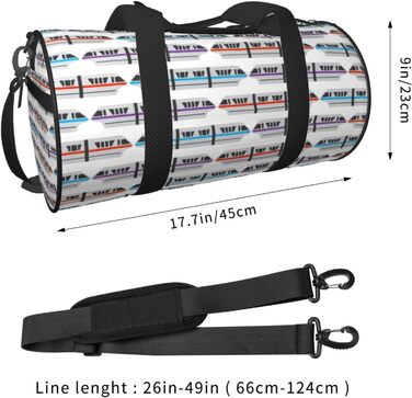 Дорожня сумка Місячні Вовки 3D, кругла, великої місткості, легка та міцна, ідеальний подарунок для походів, відпустки, ділових поїздок та іншого, на одне відділення, універсальний розмір