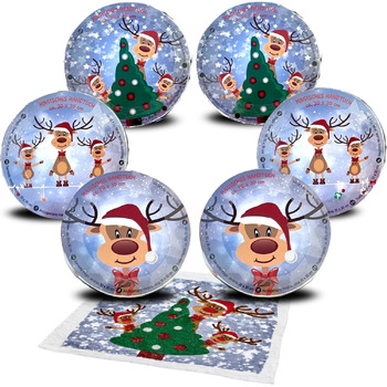 Набір "Магічних рушників" Bada Bing Rudolph 3 шт., для адвент-календаря