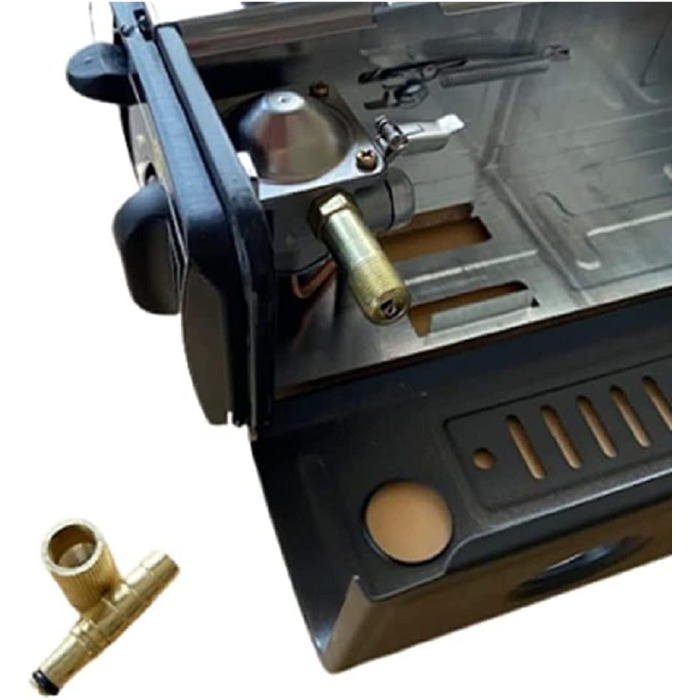 Газовий обігрівач для кемпінгу 1,3 кВт, газовий обігрівач для кемпінгу, обігрів намету + газові картриджі, комплект з 3 штук