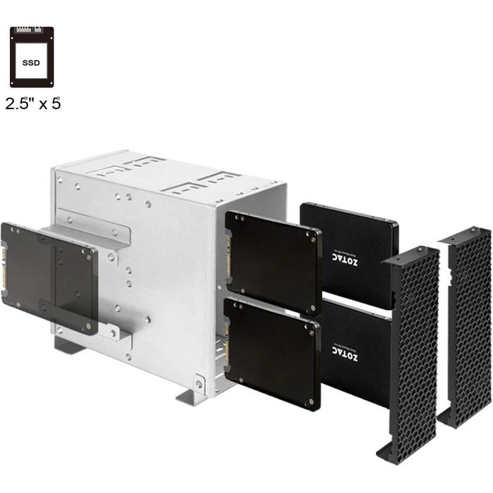 Стійковий серверний корпус, 240 мм моноблок, USB Type-C, замок Kensington, SST-RM42-502B, 42-502, 4U