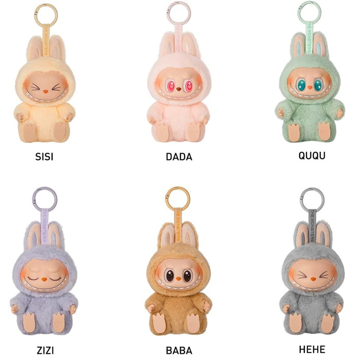 Монстри - повний набір вінілових плюшевих фігурок &quotСідайте&quot