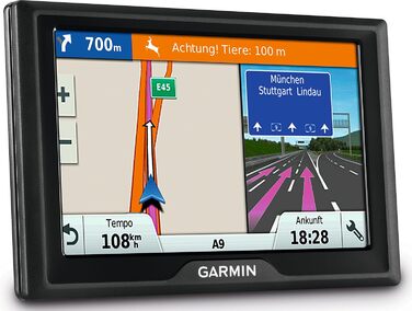 Навігаційний пристрій Garmin Drive 40 LMT CE - довічне оновлення карт, преміум-ліцензія на дорожній рух, сенсорний екран 4,3 дюйма (10,9 см) 4,3 дюйма (з інформацією про дорожній рух) Центральна Європа Single