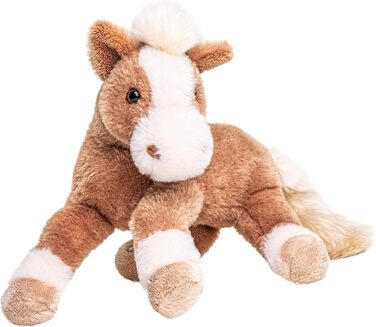 М'яка іграшка Uni-Toys - Конячка коричнева, лежача - 28 см