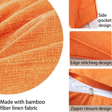 Універсальна ергономічна клиноподібна подушка 40 см/47 см/60 см, подушка для спини ліжка/дивана, поперекова подушка, подушка для узголів&39я, трикутна подушка для книги, опорна подушка, зручна подушка для читання з чохлом, що прається, сіра, 47x40x18 см