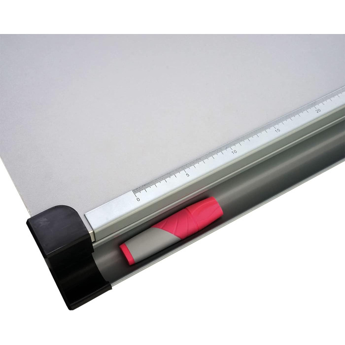 Стіл Mendler дитячий/молодіжний шкільний шкільний стіл офісний стіл Оксфорд, регульований по висоті, з можливістю нахилу - сірий