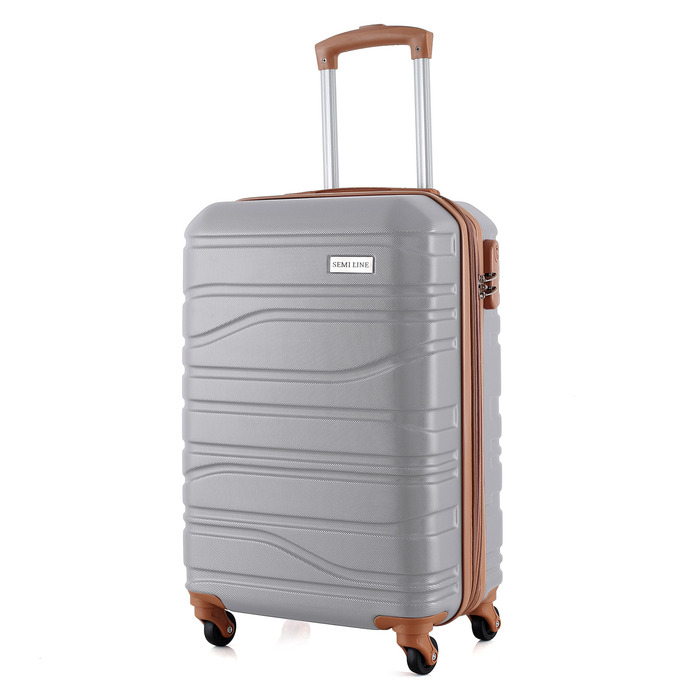 Валіза Semi Line 20' (S) Light Grey (T5715-1)