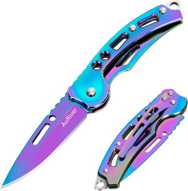 Маленький складаний ніж AuRiver 2 шт. и, кишеньковий ніж, кишеньковий ніж зі складним ножем, дворучний ніж міні EDC для активного