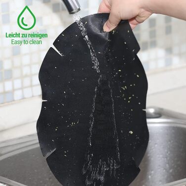 Перманентна фольга для випічки Siegvoll для багаторазового паперу для випічки Thermomix Varoma Shelf Набір з 3 аксесуарів для фольги для випічки Thermomix TM6 TM5 TM31 екологічно чиста та стійка, листи 3 шт. и чорні