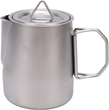 Сервіз для чаю Sorandy з нержавіючої сталі, чайник з нержавіючої сталі 304, портативний сервіз з сумкою для транспортування, ідеальний для кемпінгу, походів та подорожей з рюкзаком