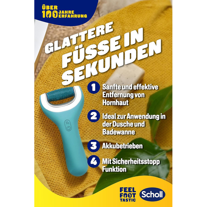 Електричний засіб для видалення мозолів Scholl Velvet Smooth Pro - Для видалення мозолів на вологих і сухих ногах - Перезаряджається - 1 пристрій зарядна станція
