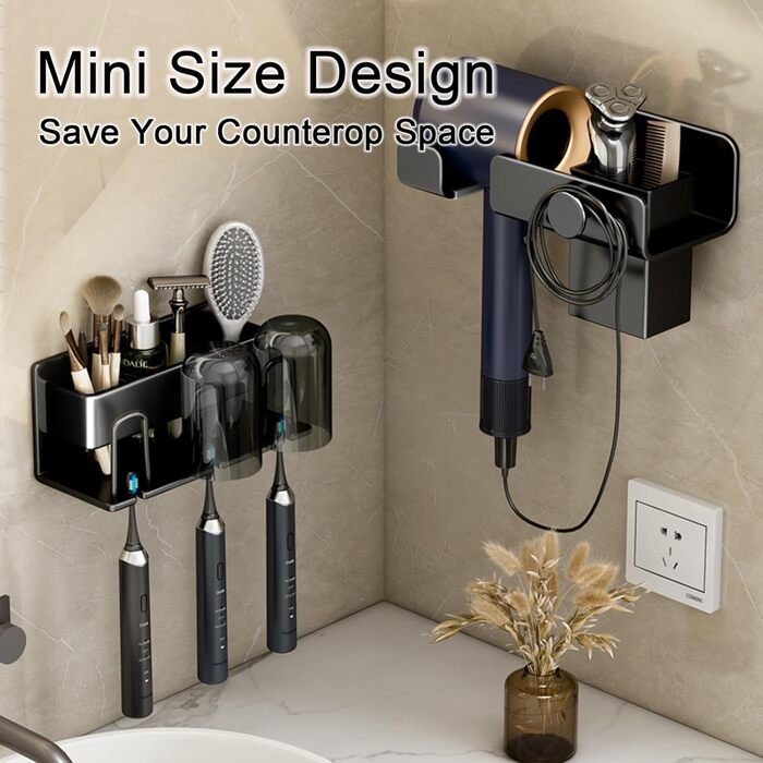 Тримач для зубних щіток, тримач для зубних щіток для душової кабіни, настінний тримач для зубних щіток, тримач для душової кабіни,