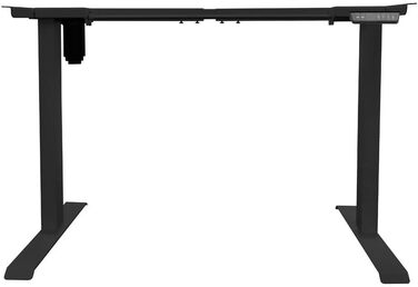 Каркас столу AXION - Колір чорний, Розміри 150 x 125 x 70 см, Вуглецева сталь, вкл. USB-штекер та сумку для зберігання Каркас столу з електричним регулюванням висоти