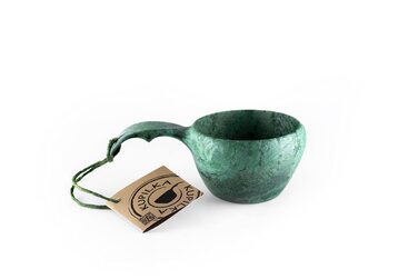 Класична чашка - Маленька кружка для відпочинку на природі з органічного матеріалу - придатна для переробки (зелена), 21 -