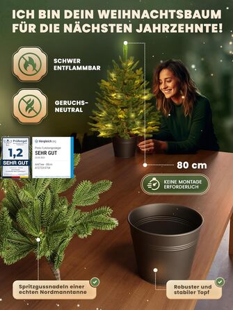 Штучна ялинка у горщику 40 см ArtiTree