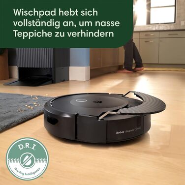 Робот-пилосос 2-в-1 зі станцією - самоочищення/заповнення та очищення швабри - мапує та запам'ятовує навколишнє середовище - розпі