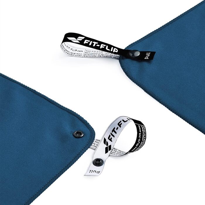 Рушник з мікрофібри Fit-Flip - компактний рушник з мікрофібри - ідеально підходить як спортивний рушник, дорожній рушник, пляжний