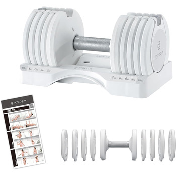 Регульована гантеля BYZOOM FITNESS 10 кг – 5-в-1