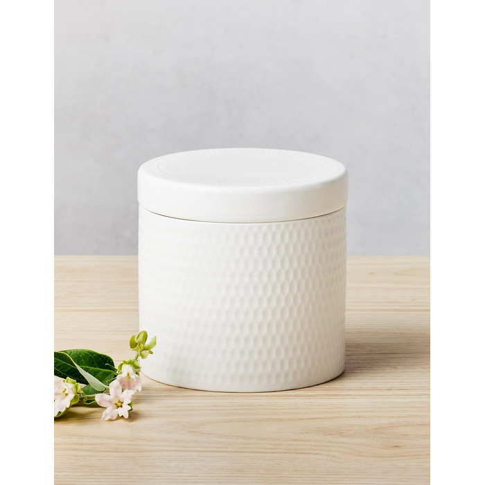 Банка для зберігання Maxwell & Williams DV0183 місткість 600 мл білий фарфор діаманти рельєфна текстура, подарункова коробка