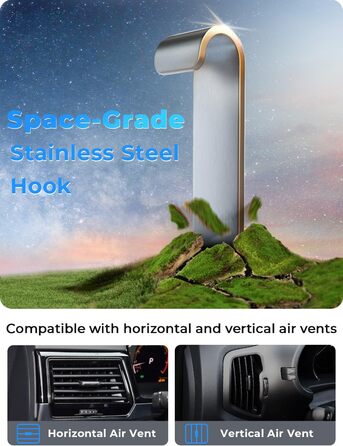 Тримач для мобільного телефону автомобільний Тримач для мобільного телефону автомобільний Універсальний вентиляційний тримач для м