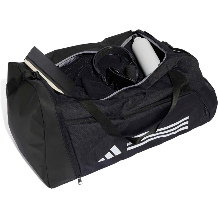 Сумка Adidas Unisex Essentials 3-Stripes Duffel Bag LL чорна/біла