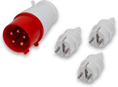 Генератор ВВП EBERTH 18.75 кВА, аварійний генератор AVR, 3x230V / 400V IP44, ВВП 1-3/8 6 зубів, 3-х точкова підвіска, генератор для сільського господарства, рекомендована потужність ВВП 25 к.с.