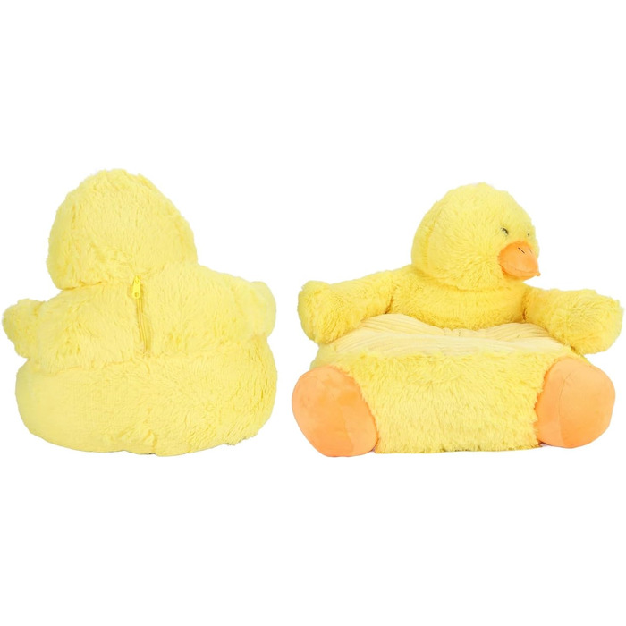 Плюшеве сидіння у формі качки зі спинкою - м&39яке, зручне та миється, милий дизайн тварин для спальні або ігрової кімнати
