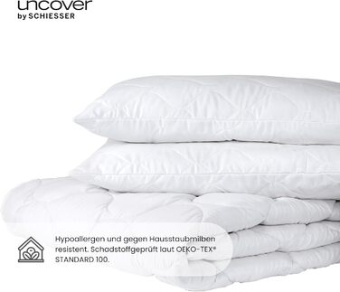 Подушка Uncover by Schiesser Chelsea - 40 x 80 см - Біла