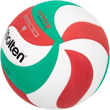Тренувальний м'яч Molten V5M2200 білий/зелений/червоний 5
