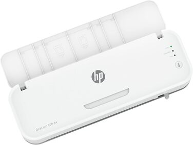 Ламінатор HP OneLam 400 A4, 75/80-125 мікрон, включаючи аксесуари, 3160 DIN A4 білий