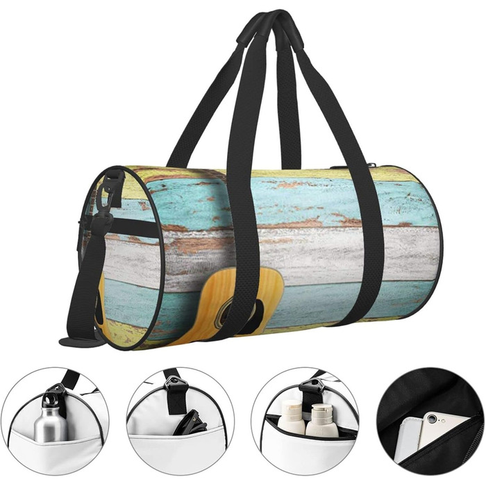 Універсальна дорожня сумка, стильна гітара, спортивна сумка для чоловіків та жінок, сумка-мішок, спортивна сумка