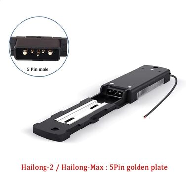 Монтажна пластина (тримач) для акумулятора електровелосипеда Hailong / Polly