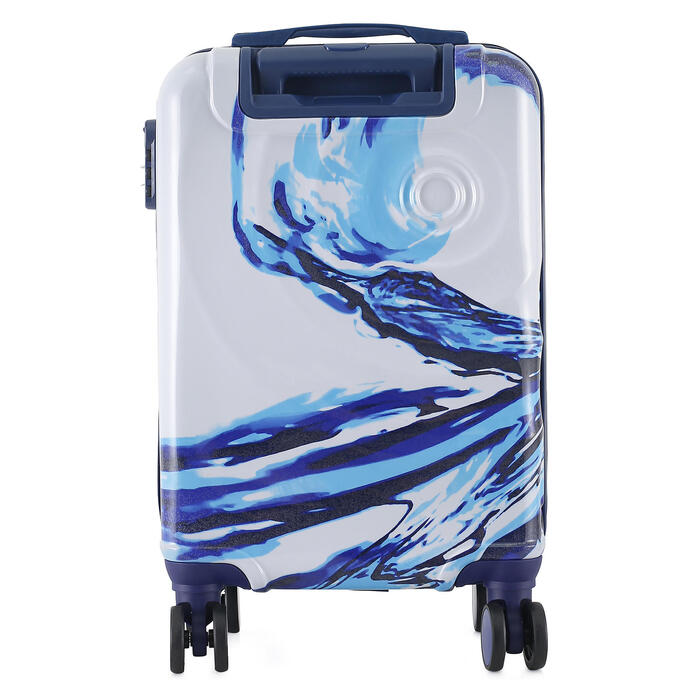Валіза Semi Line 20' (S) White/Blue Print (T5653-1)
