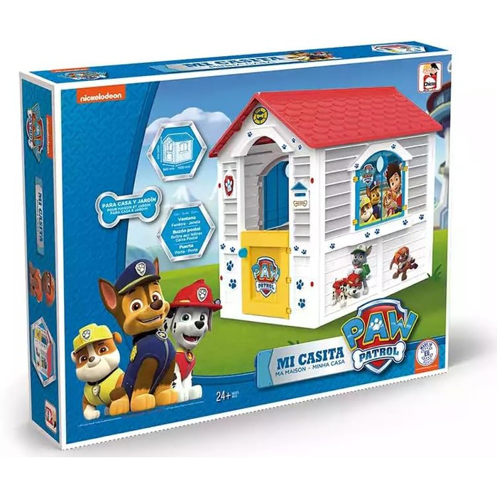 Дитячий ігровий будиночок Paw Patrol Міцний і довговічний пластик Швидка і легка збірка/розбірка. Садовий будиночок для хлопчиків і дівчаток від 3 років (89526)