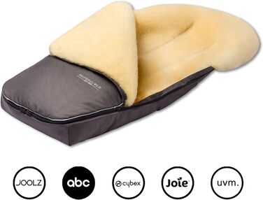 Муфта для ніг Hofbrucker Polaris - Тепла та затишна, ідеально підходить для немовлят та малюків, високоякісна овчина, підходить дл