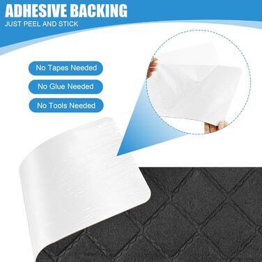 Килимки для сходів, 15 шт. , самоклеючі килимки для сходів для приміщень, 76 x 20 см, протиковзкий килимок для сходів, самоклеючий для дерев&39яних сходинок, безпечний килимок для сходів для дітей, людей похилого віку, домашніх тварин, темно-сірий B-темно