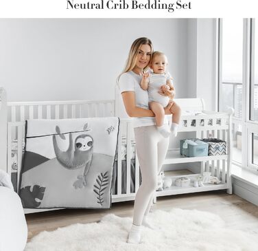 Комплект постільної білизни MY LITTLE ZONE для дитячого ліжечка, нейтральний, лісовий декор дитячої кімнати, комплект постільної б