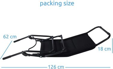 Ваш садовий шезлонг GEAR Lettino 3D, шезлонг для сауни з подушкою, шезлонг із швидковисихаючим 3D-сітчастим чохлом і чохлом для за