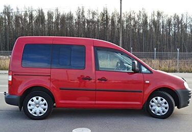 Вітровий дефлектор Heko -31127 для VW Caddy 2004-2012, світлий тонування, 2 частини