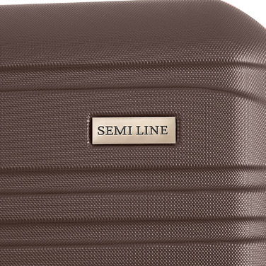 Валіза Semi Line 20' (S) Graphite/Brown (T5689-1)