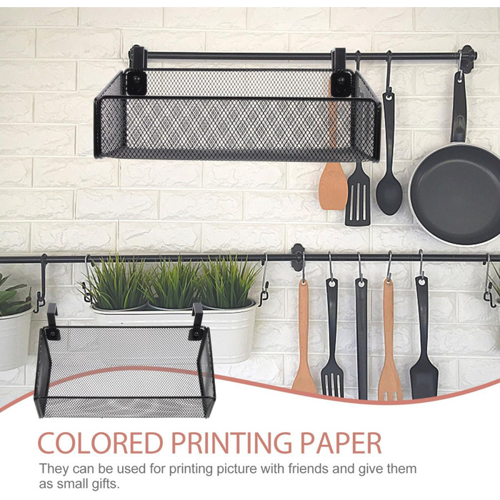 Металевий підвісний кошик для зберігання біля ліжка, міцний кошик для зберігання з гачками, економія місця для дому, школи та гуртожитку