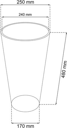 Каструля Time Cabinet об&39ємом 15,5 літрів зі вставкою 25 x 25 x 47,6 см білого кольору
