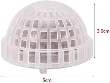 ProLeo Plastic Aquarium Moss Ball, Aquarium Transparent Landscaping Plants Holding Floating Moss Ball for Aquarium Decoration, ProLeo Plastic Aquarium Moss Ball, Aquarium Transparent Landscaping Plants Holding Floating Moss Ball for Aquarium Decoration