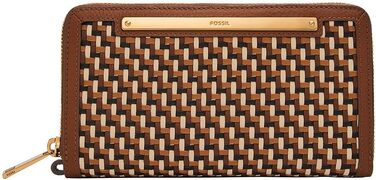 Жіночий клатч на блискавці Fossil Liza Zip Around Clutch (упаковка 1) 19,54 см Д х 2,54 см Ш х 11,43 см В чорний