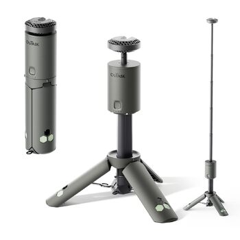 Телескопічний кемпінговий ліхтар, світлодіодний ліхтар 12000 мАг, складаний та магнітний, водонепроникний IPX6/IPX7, вуличний ліхтар для кемпінгу, походів, надзвичайних ситуацій, саду, оливково-зелений