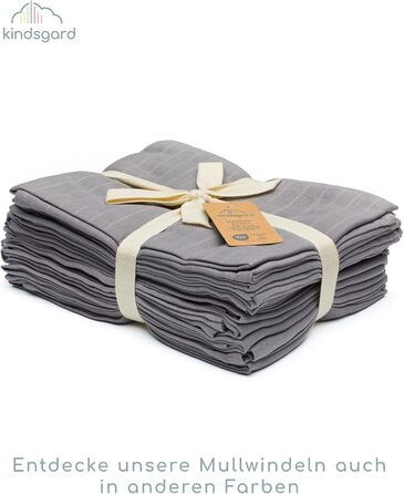 Муслінові пелюшки Kindsgard бежеві 70 x70 см - В упаковці 10 шт. - 100 бавовна - Дитячі муслінові тканини - Бавовняні пелюшки - Ід