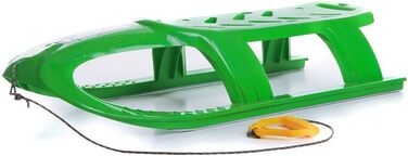 Невідомі санчата Дитячі санчата з пластикового троса з металевими полозами Bullet 3 кольори (зелені)