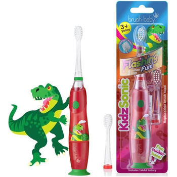 Щітка Baby KidzSonic Electric Toothbrush для малюків і дітей, для дітей від 3 років (Динозавр)