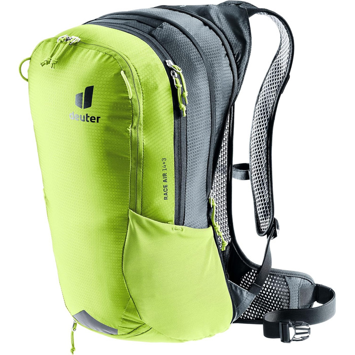 Велосипедний рюкзак Deuter Race Air 14+3, mineral-grove, 17 л, з системою Aircomfort