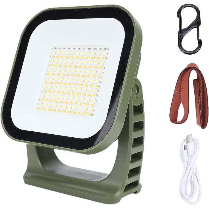 Портативний світлодіодний сонячний кемпінговий ліхтар SUNGOOYUE, 165 світлодіодів, 1800 лм, робочий ліхтар з акумулятором 9000 мАг та водонепроникністю IP65, для кемпінгу, риболовлі, походів, аварійного ремонту