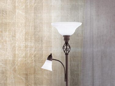 Підлоговий світильник Trio Rustica 4602021-24, LED, метал (колір іржі), з підсвіткою для читання, білий, без лампи ( E27)